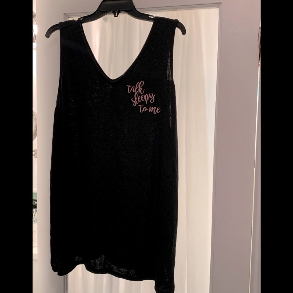 Lane Bryant NWT Sleep Shirt, Black, Size 22/24